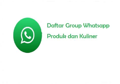 Kuliner WhatsApp Group